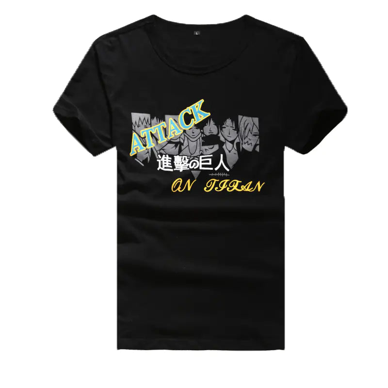 Attack on Titan Short Sleeve Cotton T-Shirt - My Anime Haven