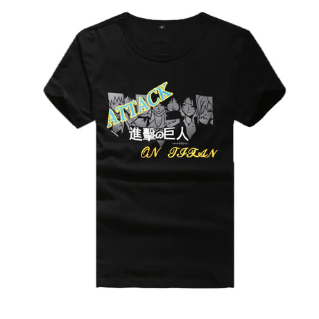 Attack on Titan Short Sleeve Cotton T-Shirt - My Anime Haven