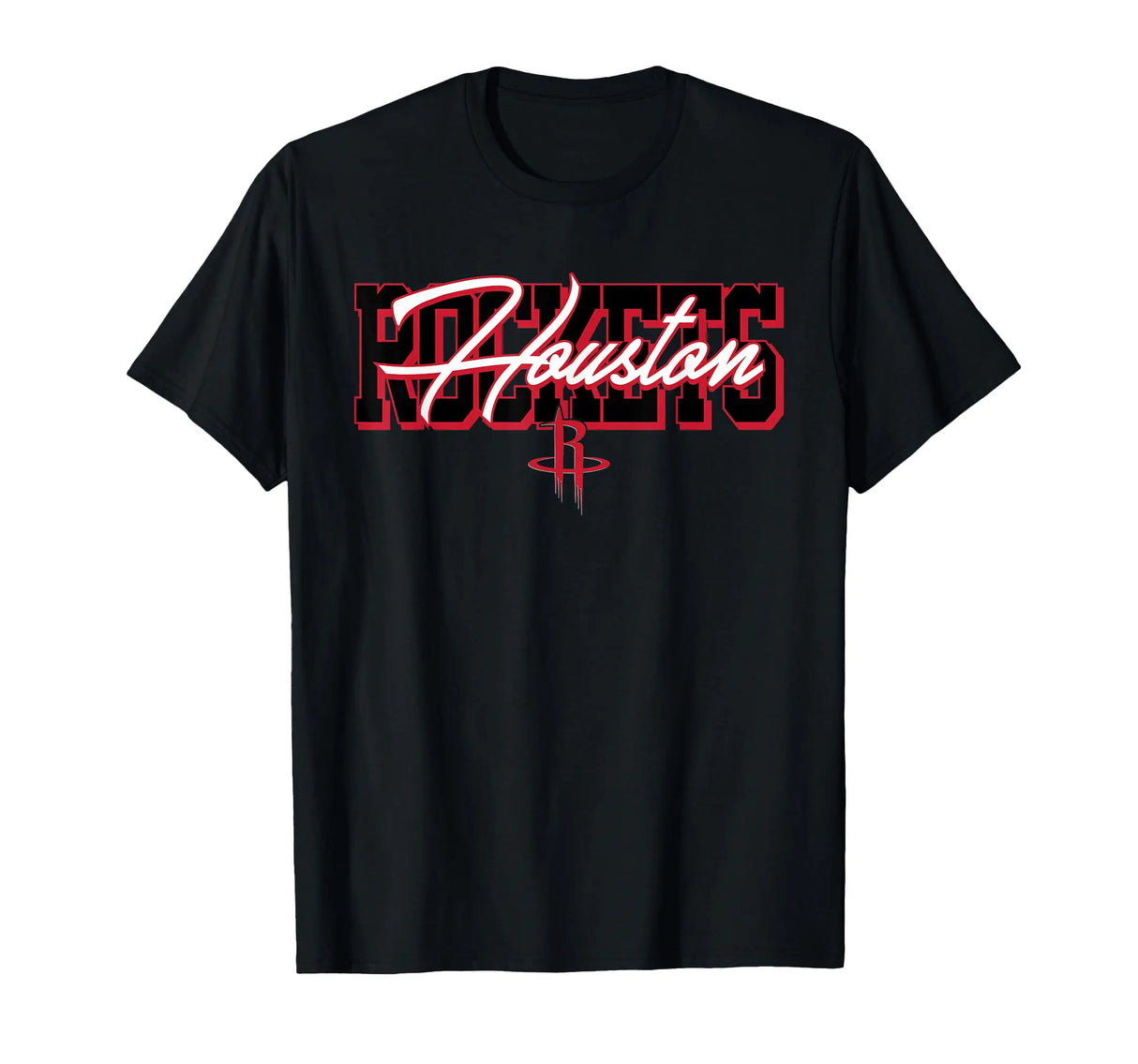 NBA Houston Rockets Blockletter Script T-Shirt