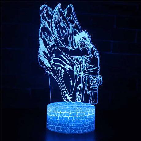 3D Naruto and Sasuke LED Night Light Table Lamp - My Anime Haven
