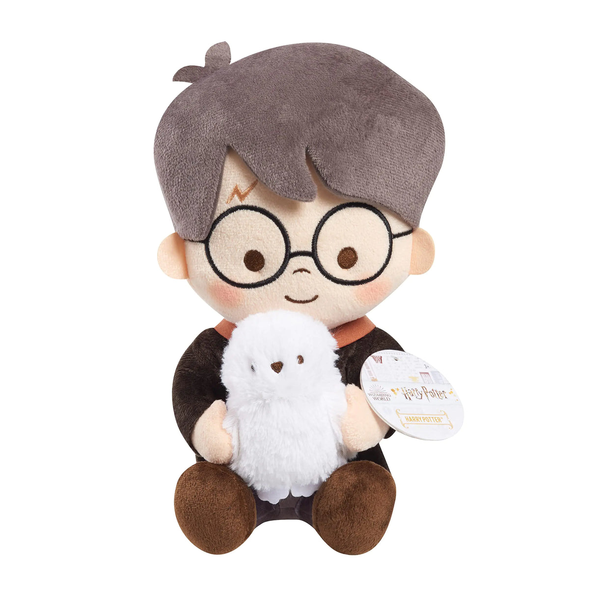 Harry Potter Wizarding Friends and Pals Harry Potter with Hedwig 11-inch Soft and Cuddly Plush Stuffed Animal Kids Toys for Ages 3 Up Amazon Exclusive by Just Play