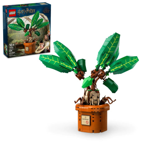 LEGO Harry Potter Mandrake Figure & Pot Plant Toy Harry Potter Collectible Gift Idea for Kids Magical Creature Playset for Room décor Harry Potter Toy for 10 Year Old Girls Boys or Any Fan 76433 - My Anime Haven