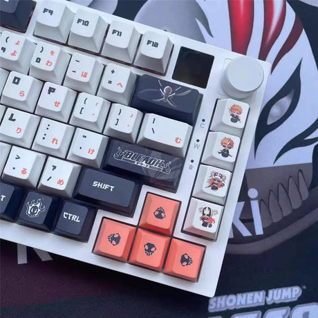 128 Keys Anime Bleach Keycaps for Cherry MX Switch Mechanical Keyboard - My Anime Haven