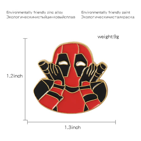 Marvel Avengers Collection Popular Cartoon Badges - My Anime Haven