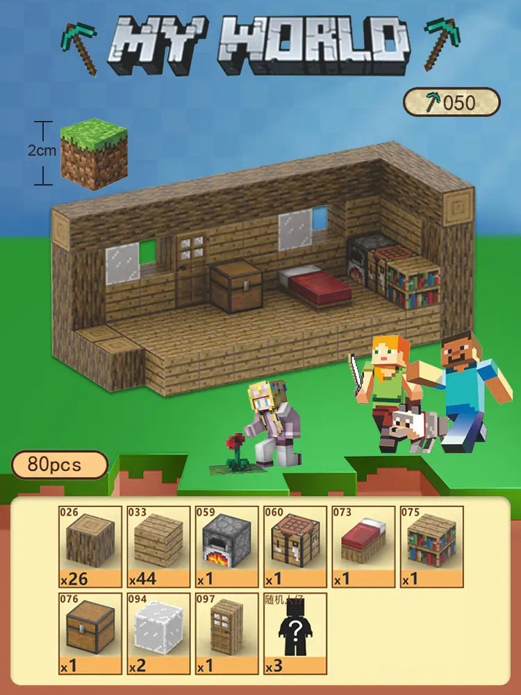 2023 New Minecraft Magnetic Building Blocks Set