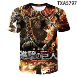 Attack On Titan Unisex Crew Neck T-Shirt - My Anime Haven