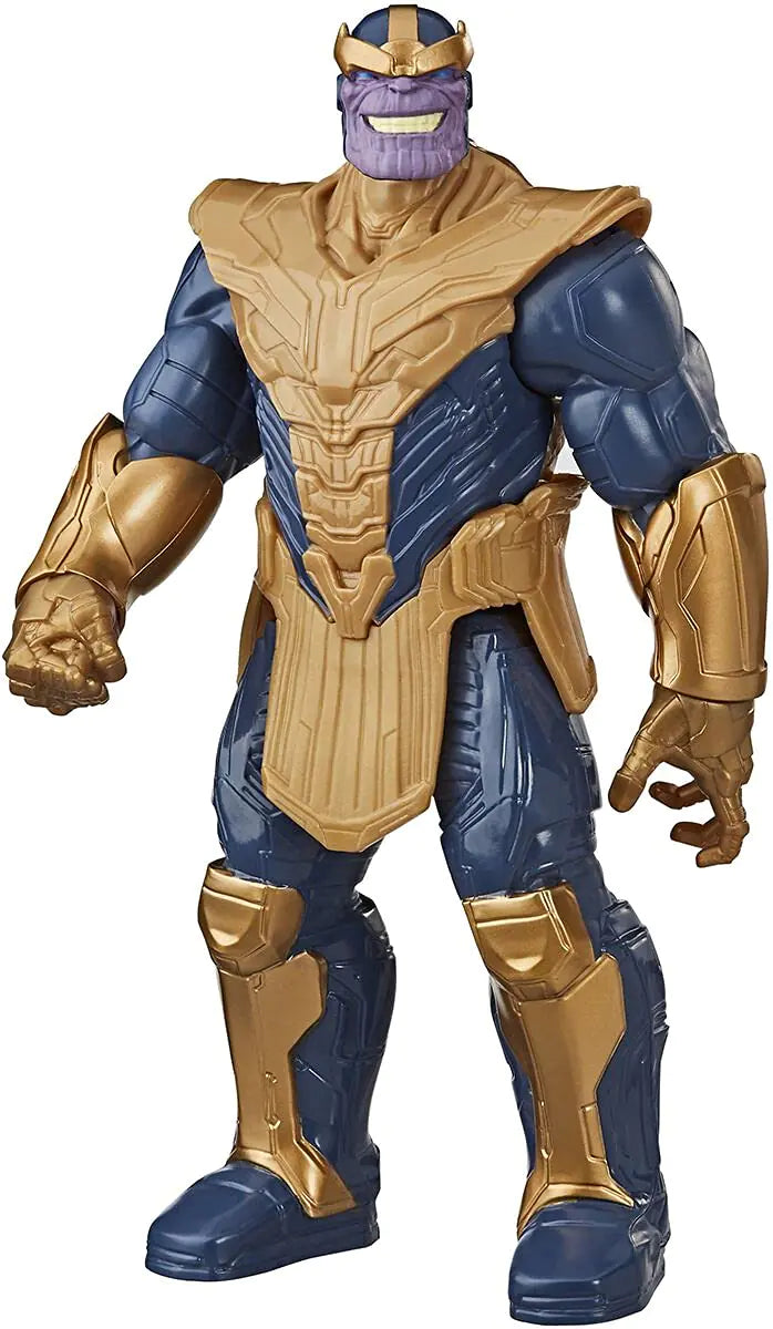 Marvel Avengers Titan Hero Series Blast Gear Deluxe Thanos Action Figure 12-Inch Toy Inspired by Marvel Comics for Kids Ages 4 and Up