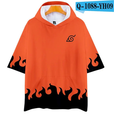 3D Naruto Harajuku Kawaii Hooded T-shirts - My Anime Haven