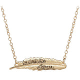 Wingardium Leviosa Harry Potter Alloy Feather Necklace