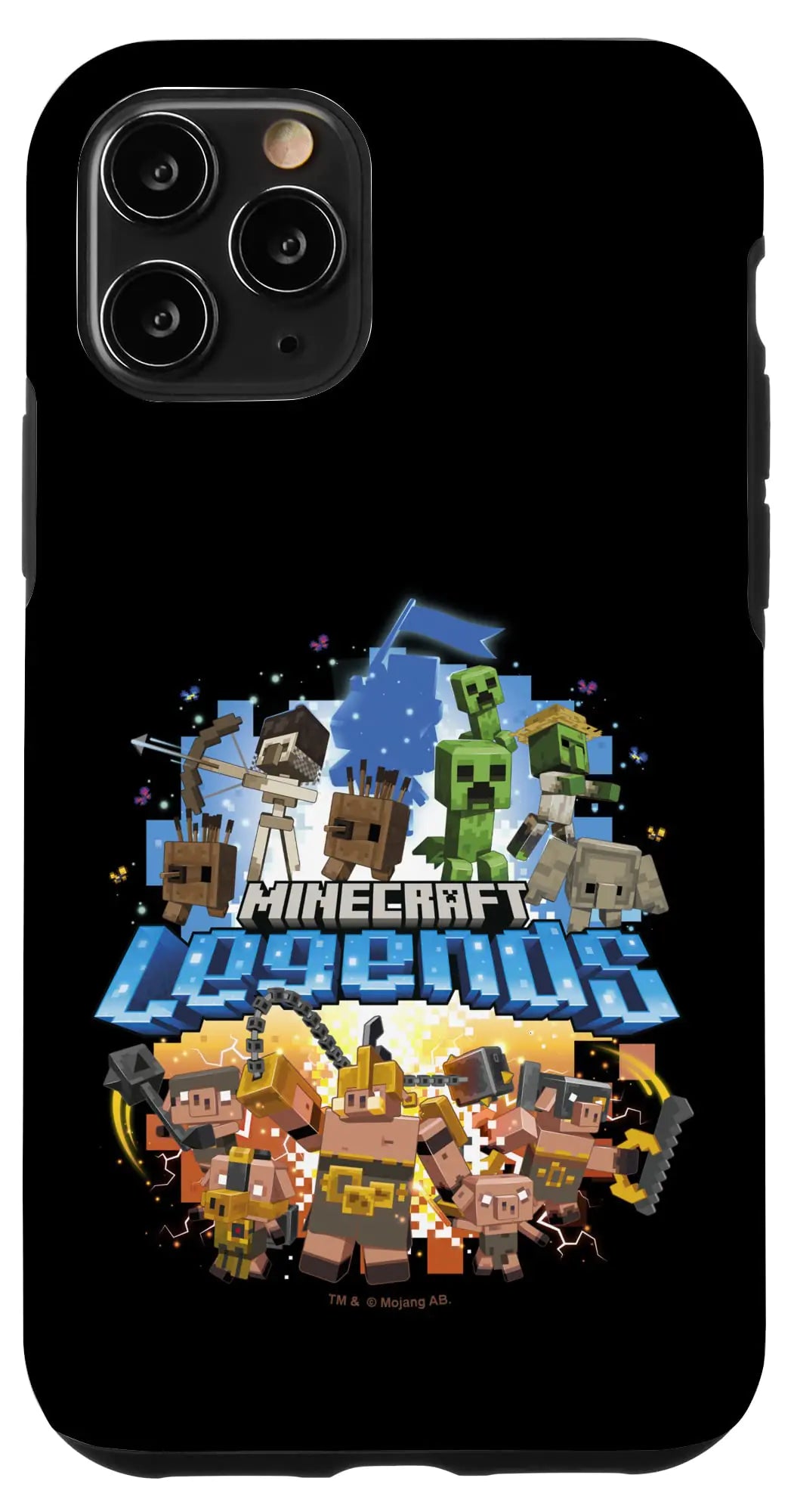 iPhone 11 Pro Minecraft Legends Dual Army Epic Poster Case