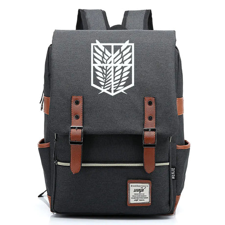 Attack on Titan Anime Backpack for Students, Unisex - My Anime Haven