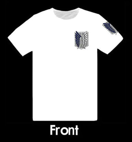 Attack on Titan Short Sleeve Cotton T-Shirt - My Anime Haven