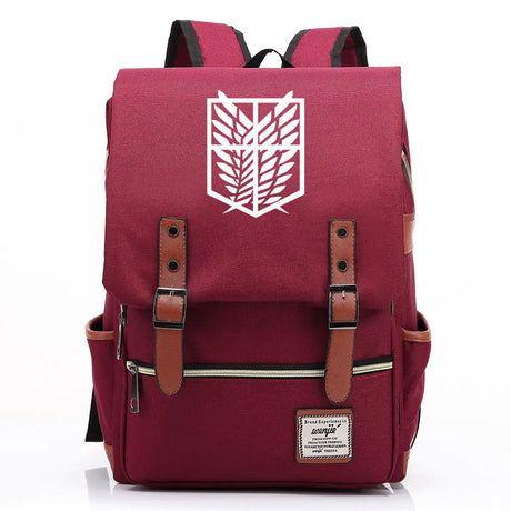 Attack on Titan Anime Backpack for Students, Unisex - My Anime Haven