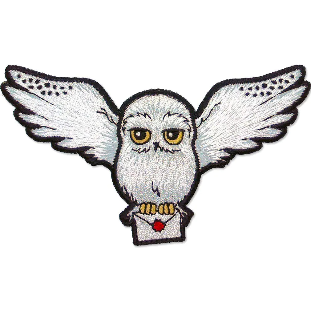 Ata-Boy Harry Potter Patch Hedwig Iron On Patches - Harry Potter Gifts & Merchandise