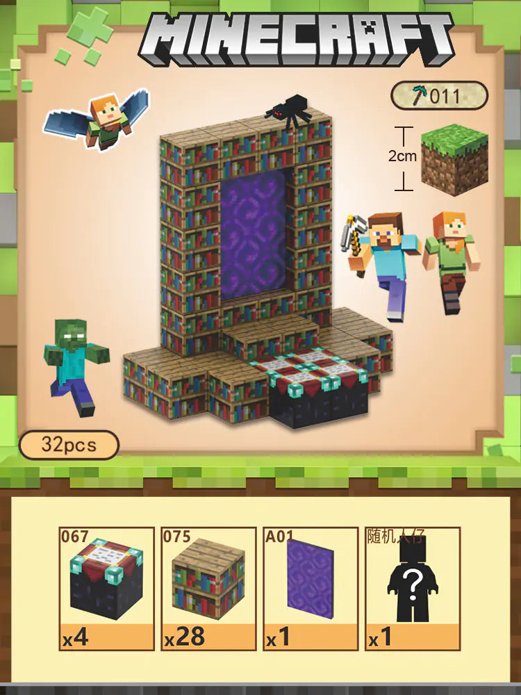2023 New Minecraft Magnetic Building Blocks Set