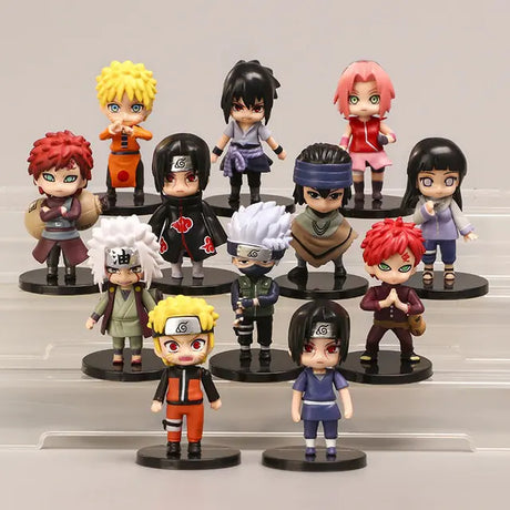 12pcs/set Naruto Anime Shippuden PVC Figures Toys - My Anime Haven