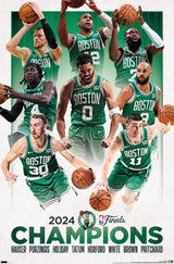 Trends International NBA Boston Celtics - 2024 NBA Finals Champions Wall Poster 22.4L x 14.7W Premium Unframed Version
