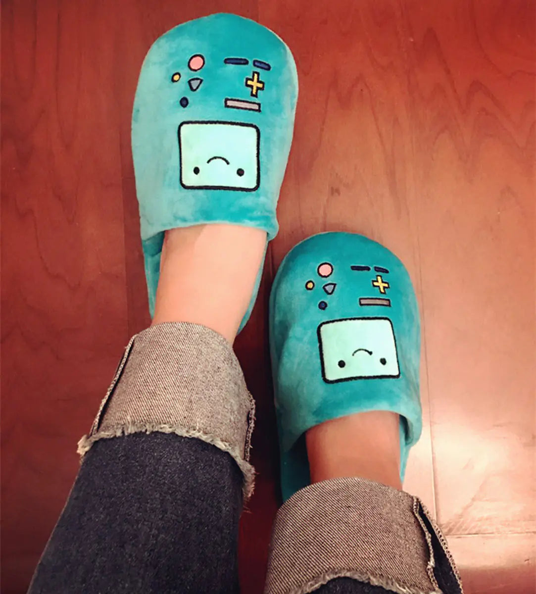 Adventure Time Finn and Jake Plush Slippers for Kids