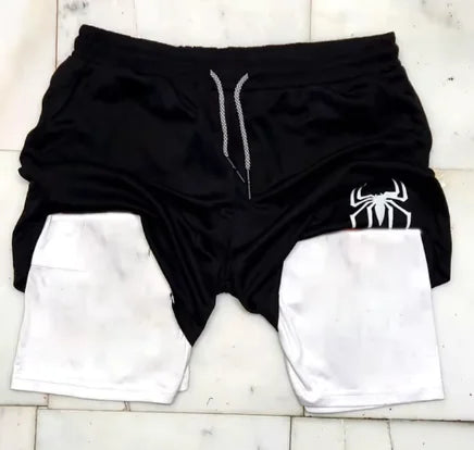 Marvel Spider-Man Venom Gym Shorts Men Fitness - My Anime Haven