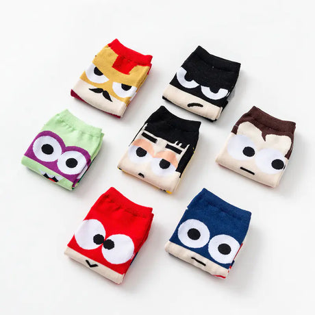 Marvel Superhero Ankle Socks for Men - My Anime Haven