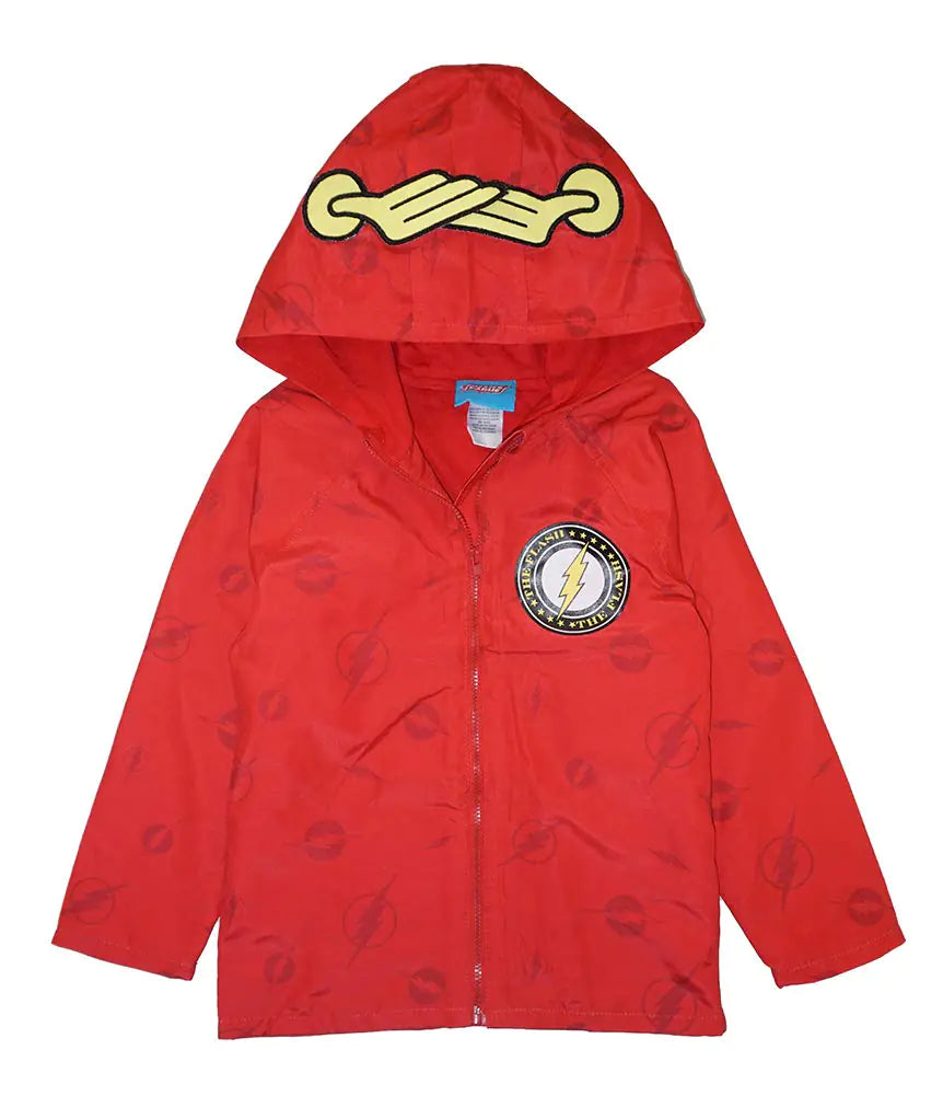 DC Comics Toddler/Little Boys Jersey Lined Windbreaker Jacket (5T Flash)