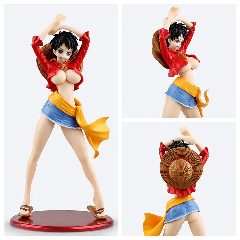 "One Piece Gender Swap Female Luffy Figure Model"