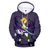 Unisex Hoodie with 3D Fashion Design, Seven Deadly Sins
