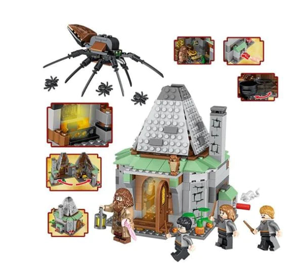 Harry Potter Hagrid's Hut & Hogwarts Castle Building Set