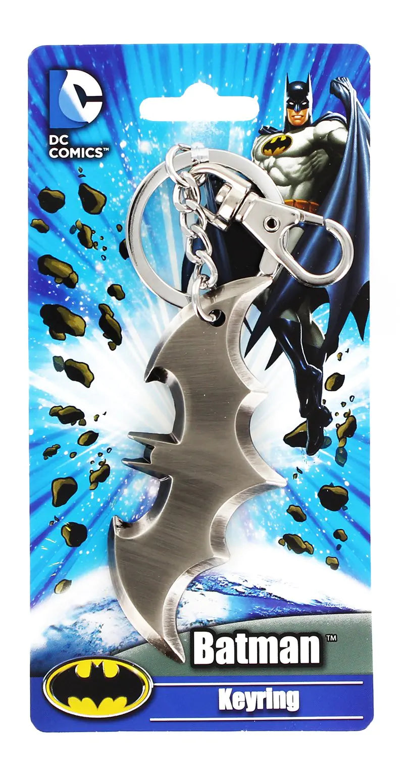 DC Comics Batman Logo Weapon Pewter Key Ring