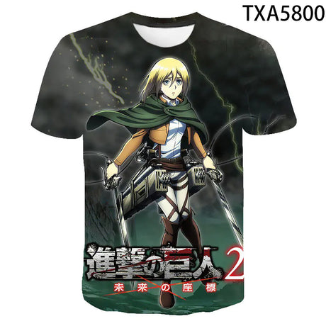 Attack On Titan Unisex Crew Neck T-Shirt - My Anime Haven