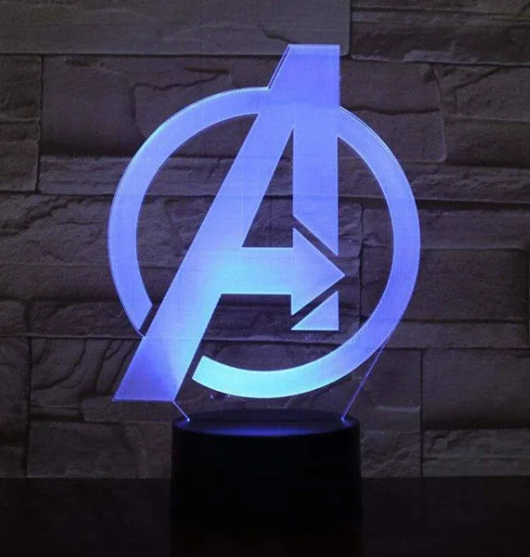 Marvel Avengers 3D Colorful LED Night Light