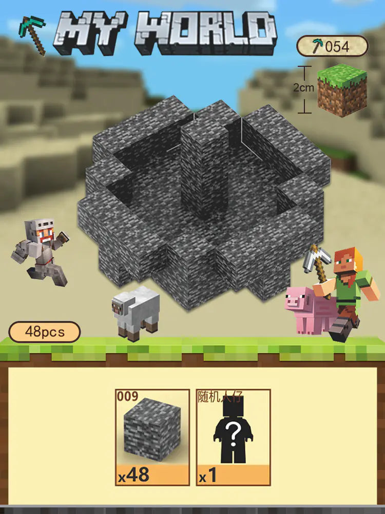 2023 New Minecraft Magnetic Building Blocks Set
