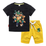 Minecraft Kids Cotton T-Shirt and Shorts Set