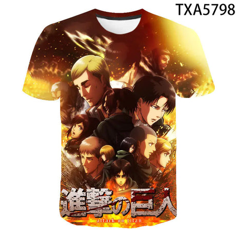Attack On Titan Unisex Crew Neck T-Shirt - My Anime Haven