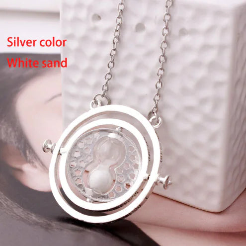 Harry Potter Hourglass Necklace - Time Turner Design