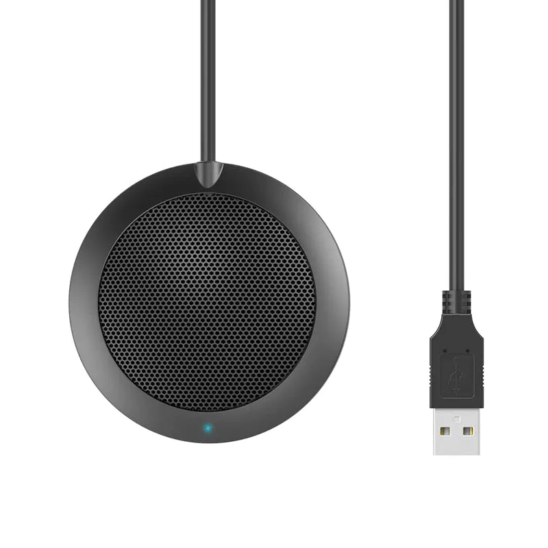 USB Omnidirectional Microphone for Gaming and Meetings