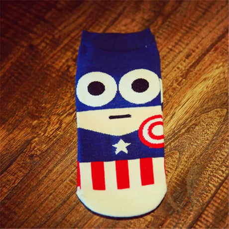Marvel Superhero Ankle Socks for Men - My Anime Haven
