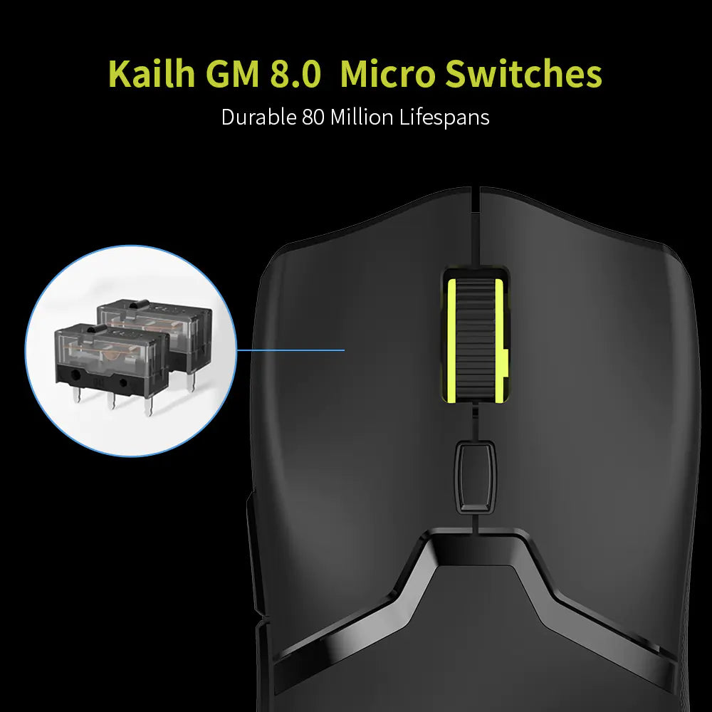 Lightweight Gaming Mechanical Mouse for Home Use