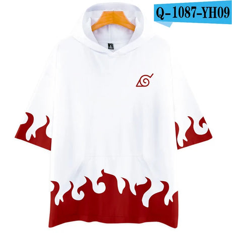 3D Naruto Harajuku Kawaii Hooded T-shirts - My Anime Haven