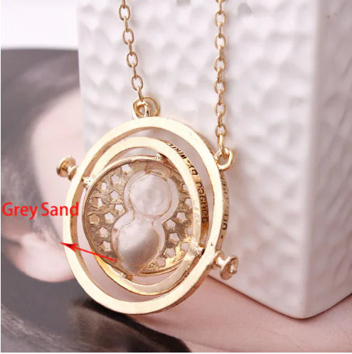Harry Potter Hourglass Necklace - Time Turner Design