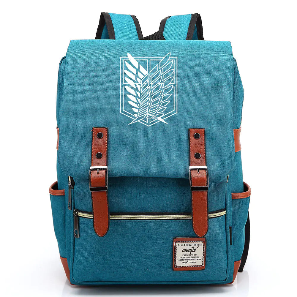 Attack on Titan Anime Backpack for Students, Unisex - My Anime Haven