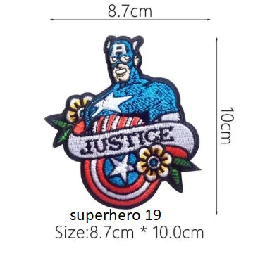 DC & Marvel Embroidered Heat Patches - My Anime Haven