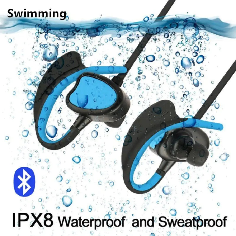 Bluetooth Earphones IPX8 Waterproof for Sports Gaming