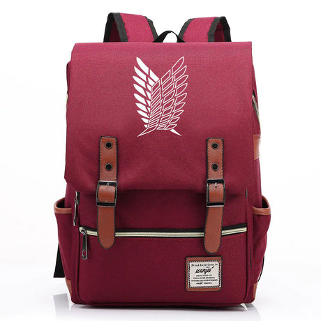 Attack on Titan Anime Backpack for Students, Unisex - My Anime Haven