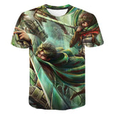 Attack On Titan 3D Digital Print Graphic T-Shirt - My Anime Haven