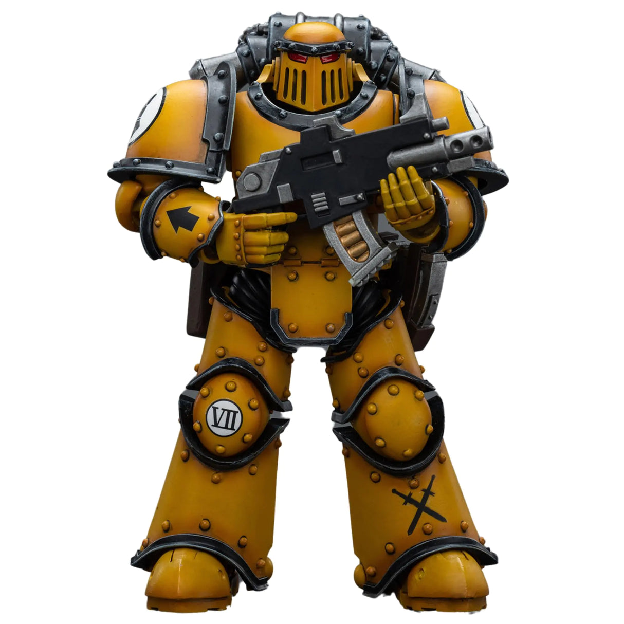 JOYTOY Warhammer 40000 1/18 Action Figure Imperial Fists Legion MkIII Tactical Squad Legionary with Bolter Collection Model Christmas Birthday Gifts