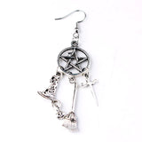 Vintage Harry Potter Punk Magic Earrings with Stars