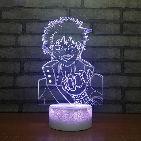 3D My Hero Academia Shoto Todoroki LED Night Light - My Anime Haven