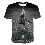Attack On Titan 3D Digital Print Graphic T-Shirt