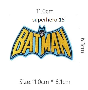 DC & Marvel Embroidered Heat Patches - My Anime Haven